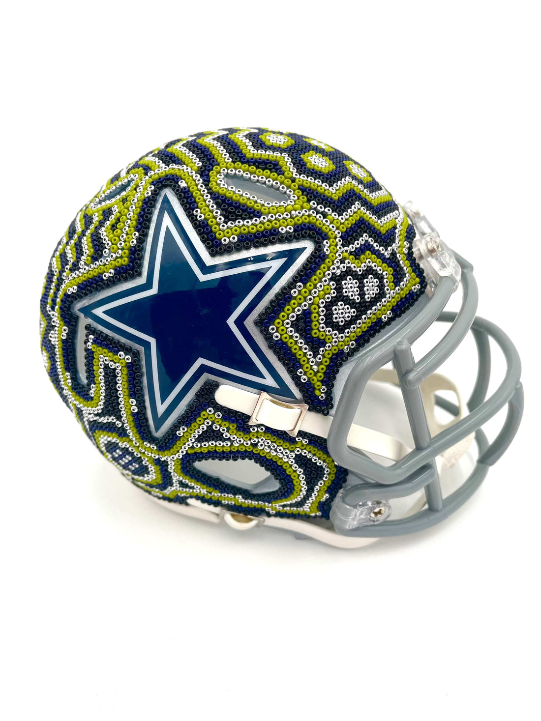 Mexoul Dallas Cowboys NFL mini helmet (BLUE-GREEN)