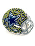 Mexoul Dallas Cowboys NFL mini helmet (BLUE-GREEN)