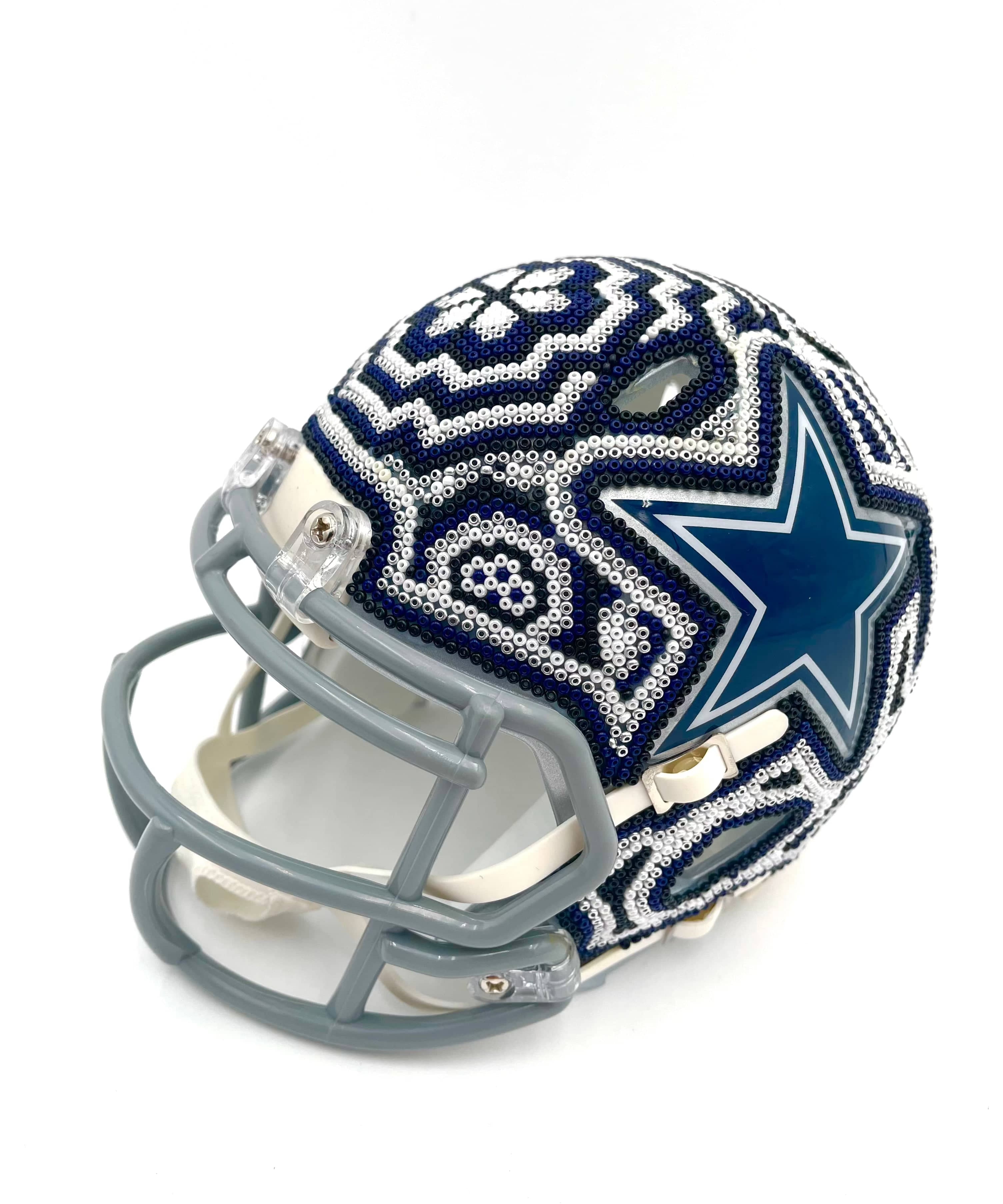 Mexoul Dallas Cowboys NFL mini helmet (BLUE-WHITE)