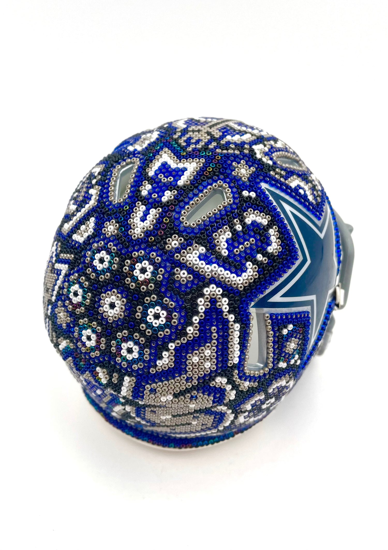 Mexoul Dallas Cowboys NFL mini helmet (BLUE-WHITE-GRAY)