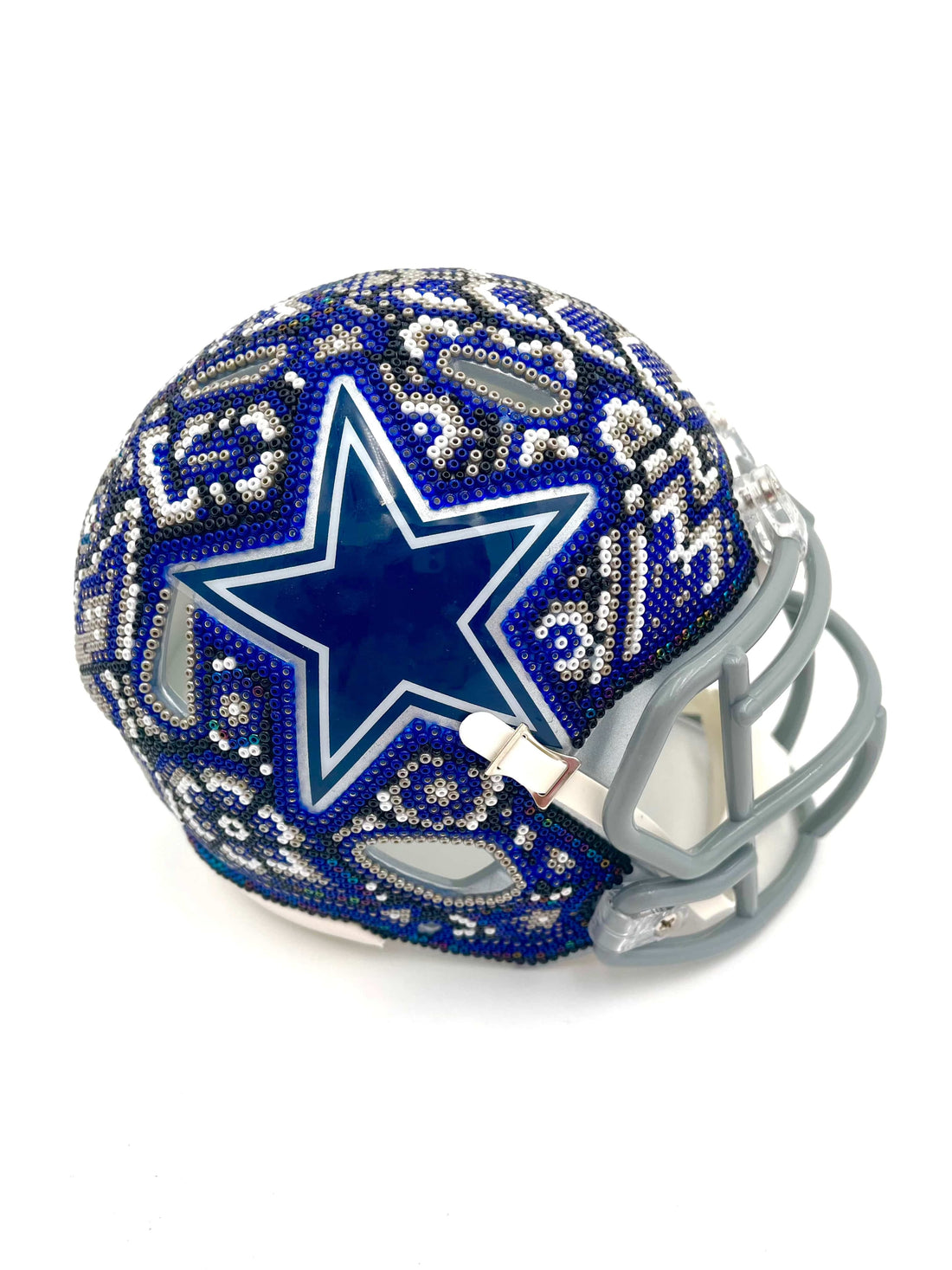 Mexoul Dallas Cowboys NFL mini helmet (BLUE-WHITE-GRAY)