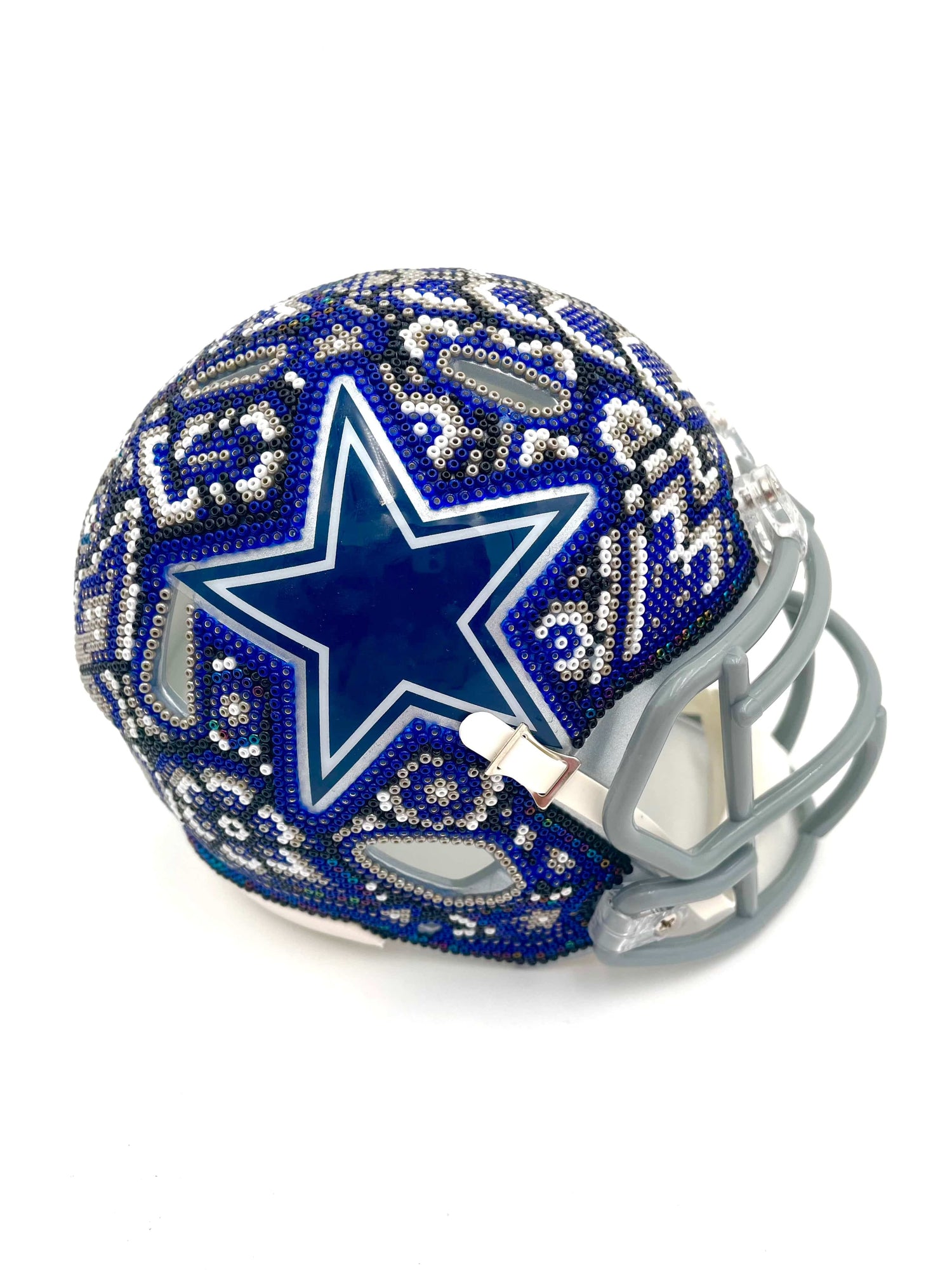 Mexoul Dallas Cowboys NFL mini helmet (BLUE-WHITE-GRAY)