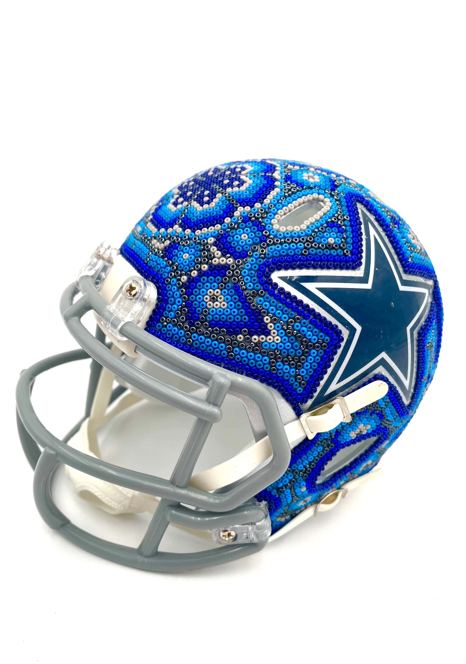 Mexoul Dallas Cowboys NFL mini helmet (BRIGHT BLUE)