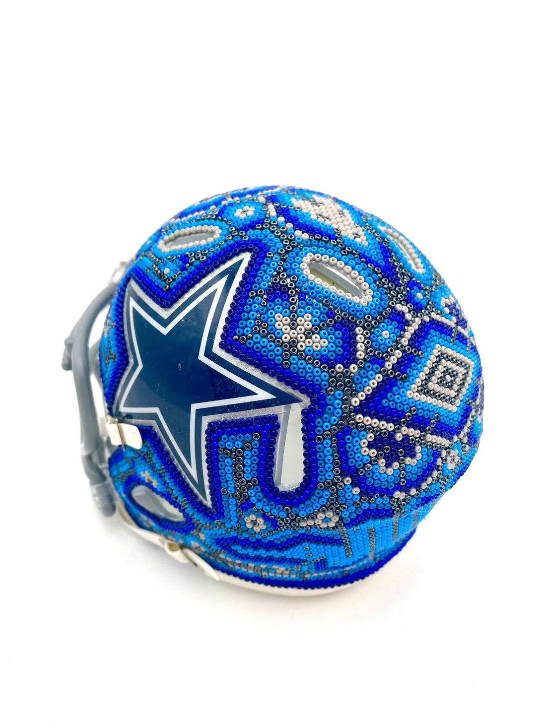 Mexoul Dallas Cowboys NFL mini helmet (BRIGHT BLUE)