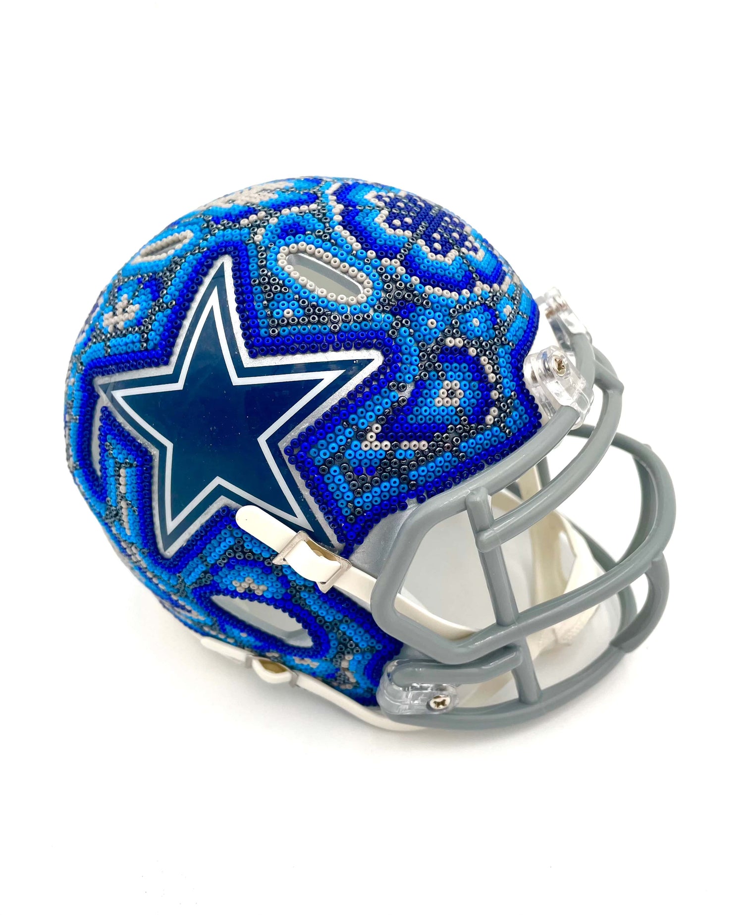 Mexoul Dallas Cowboys NFL mini helmet (BRIGHT BLUE)