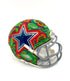 Mexoul Dallas Cowboys NFL mini helmet (ORANGE-GREEN)