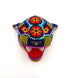 Mexoul FLOWER NOSE Huichol art jaguar head