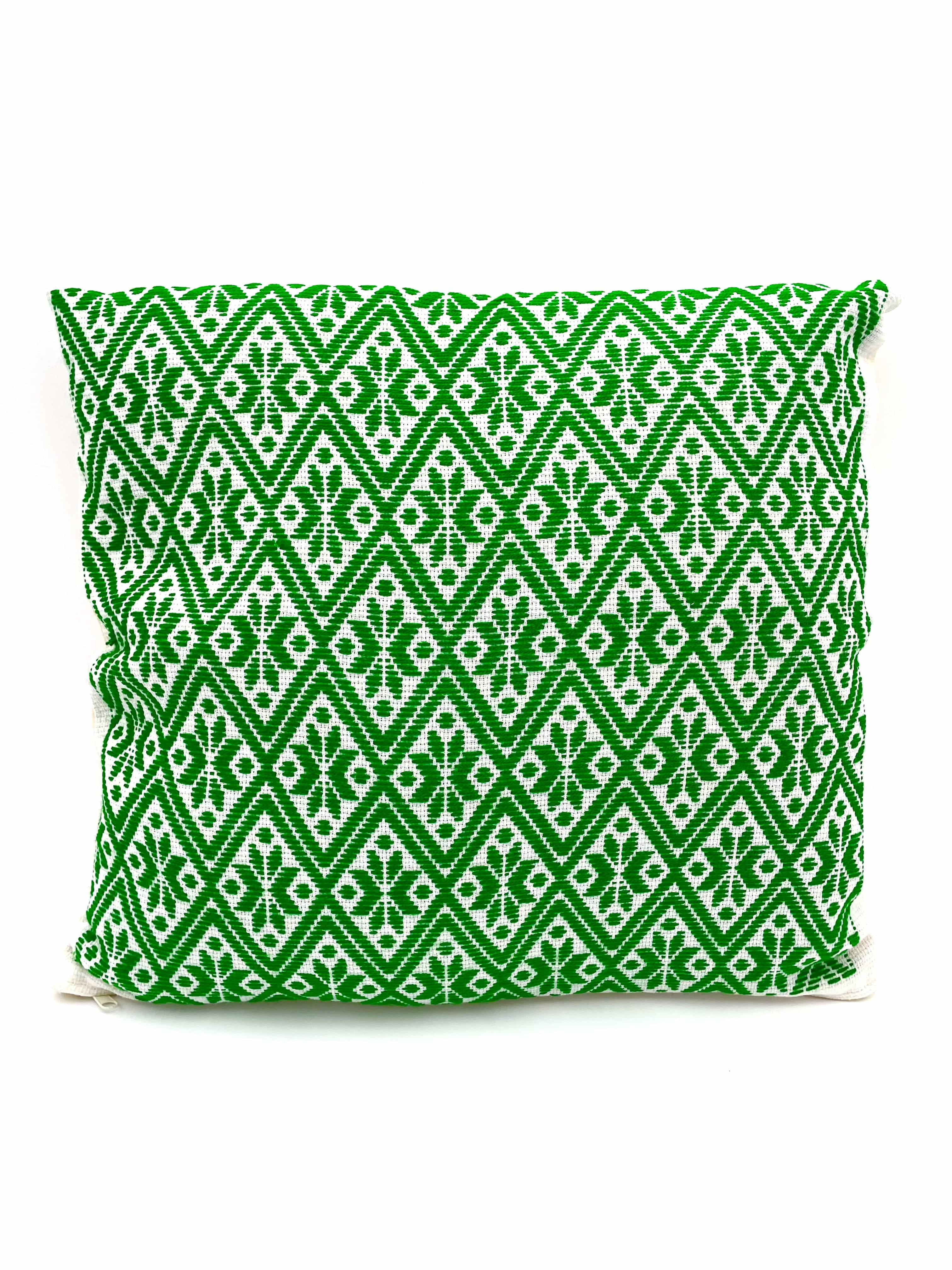 Mexoul Green Embroidered cushions
