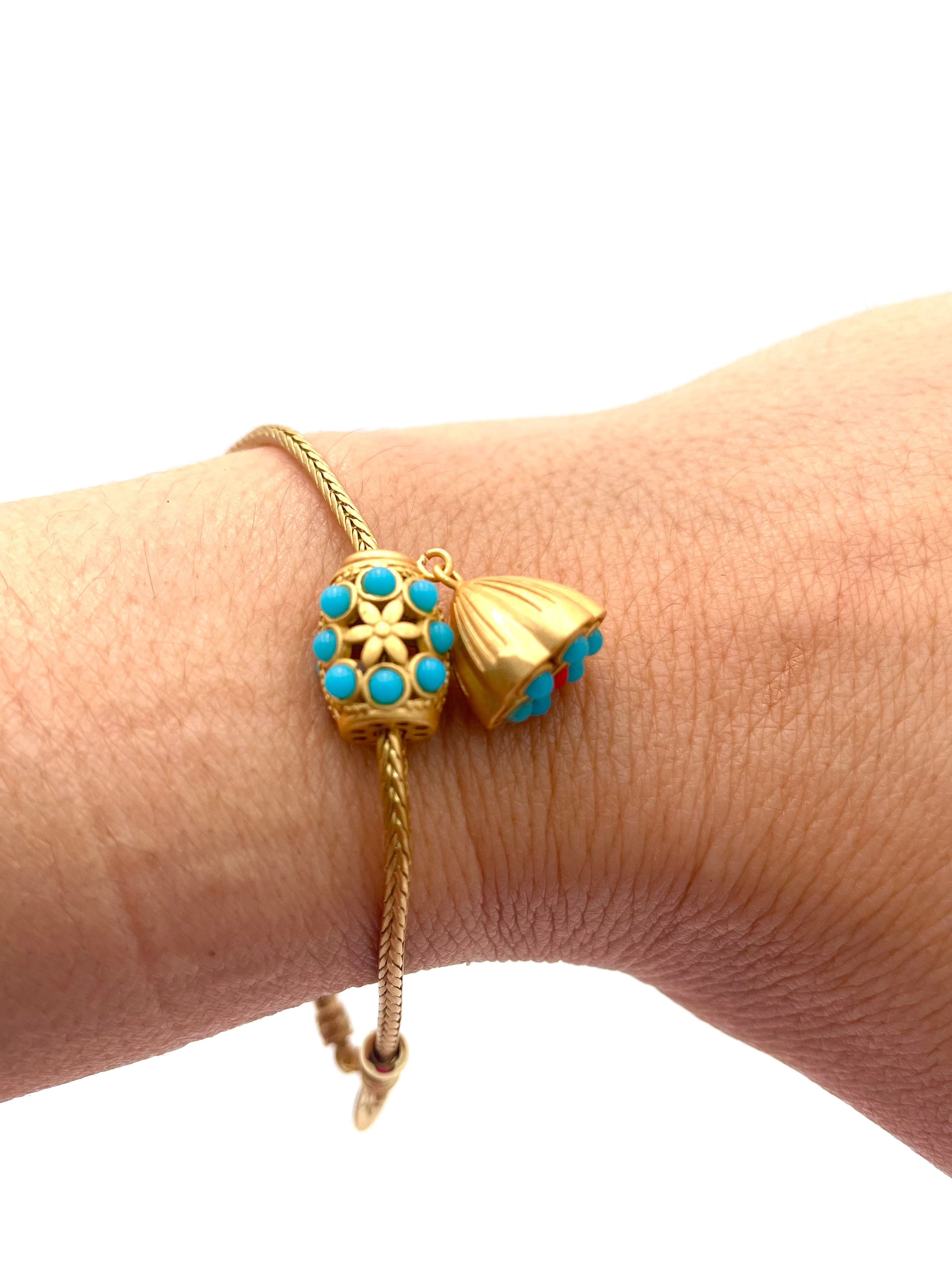Mexoul Handmade gold plated bracelet