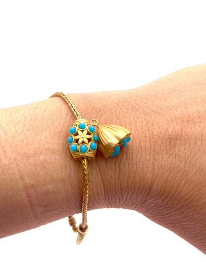 Mexoul Handmade gold plated bracelet