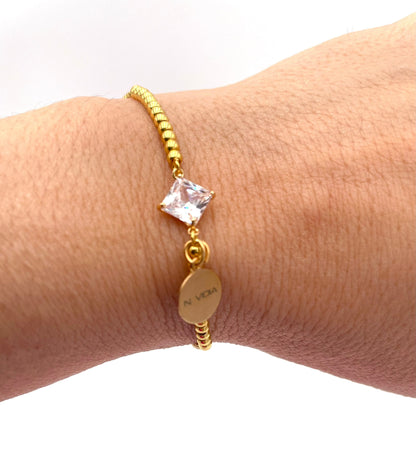 Mexoul Handmade gold plated bracelet variant 12