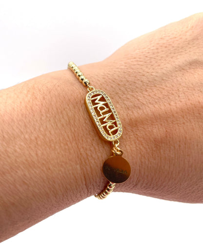 Mexoul Handmade gold plated bracelet variant 14
