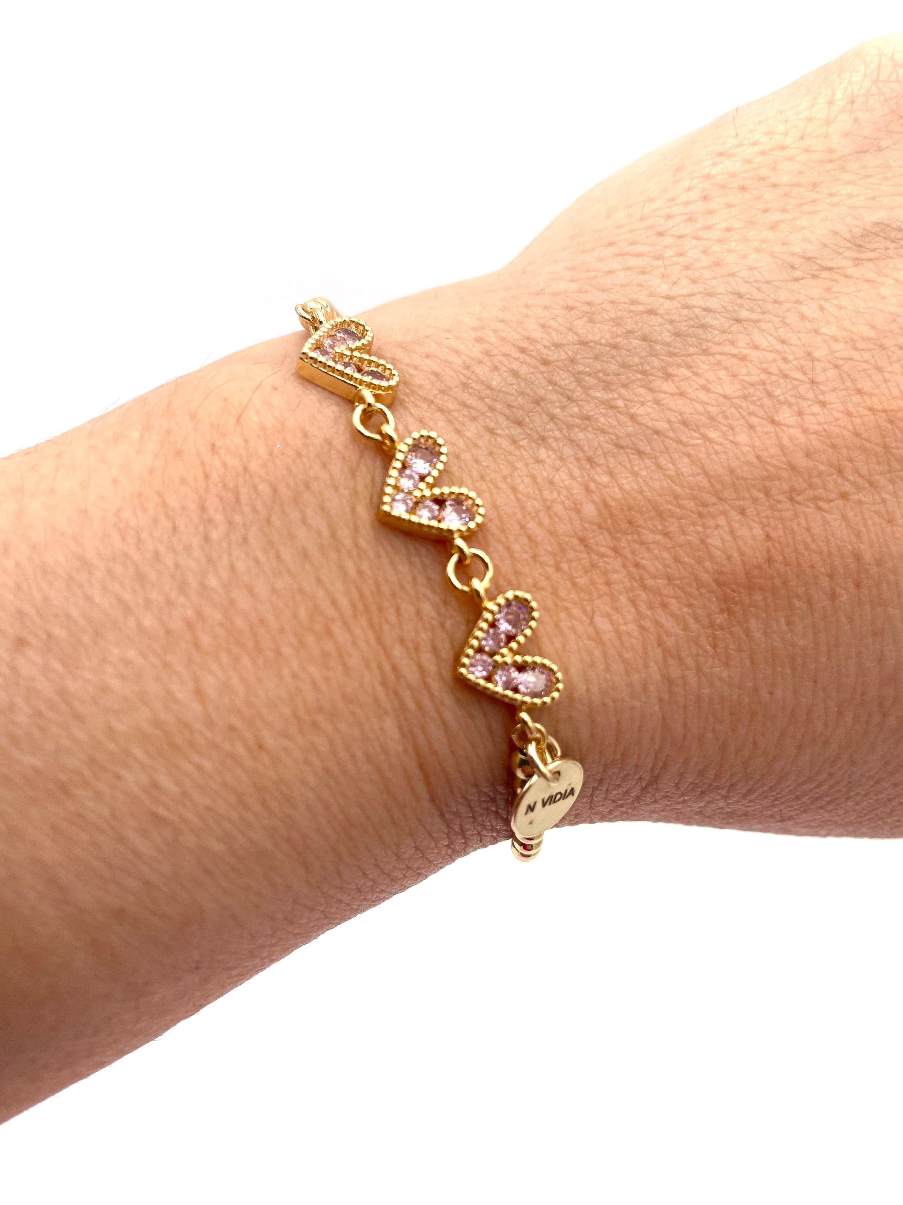Mexoul Handmade gold plated bracelet variant 18
