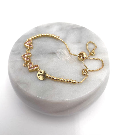 Mexoul Handmade gold plated bracelet variant 18