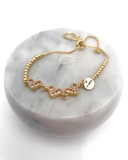 Mexoul Handmade gold plated bracelet variant 18