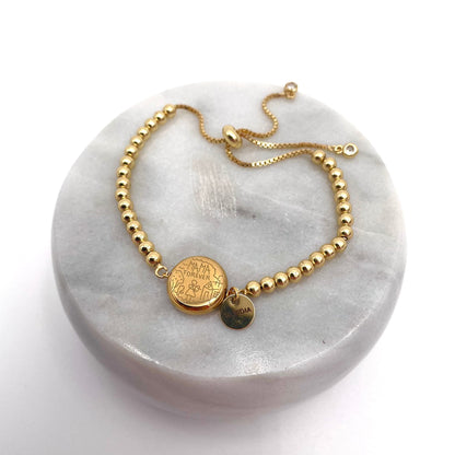 Mexoul Handmade gold plated bracelet variant 22