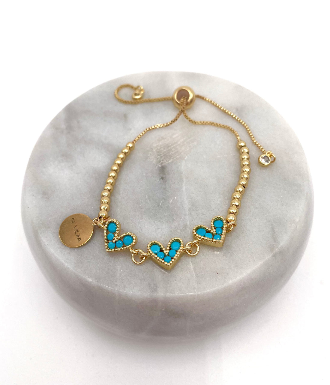 Mexoul Handmade gold plated bracelet variant 29