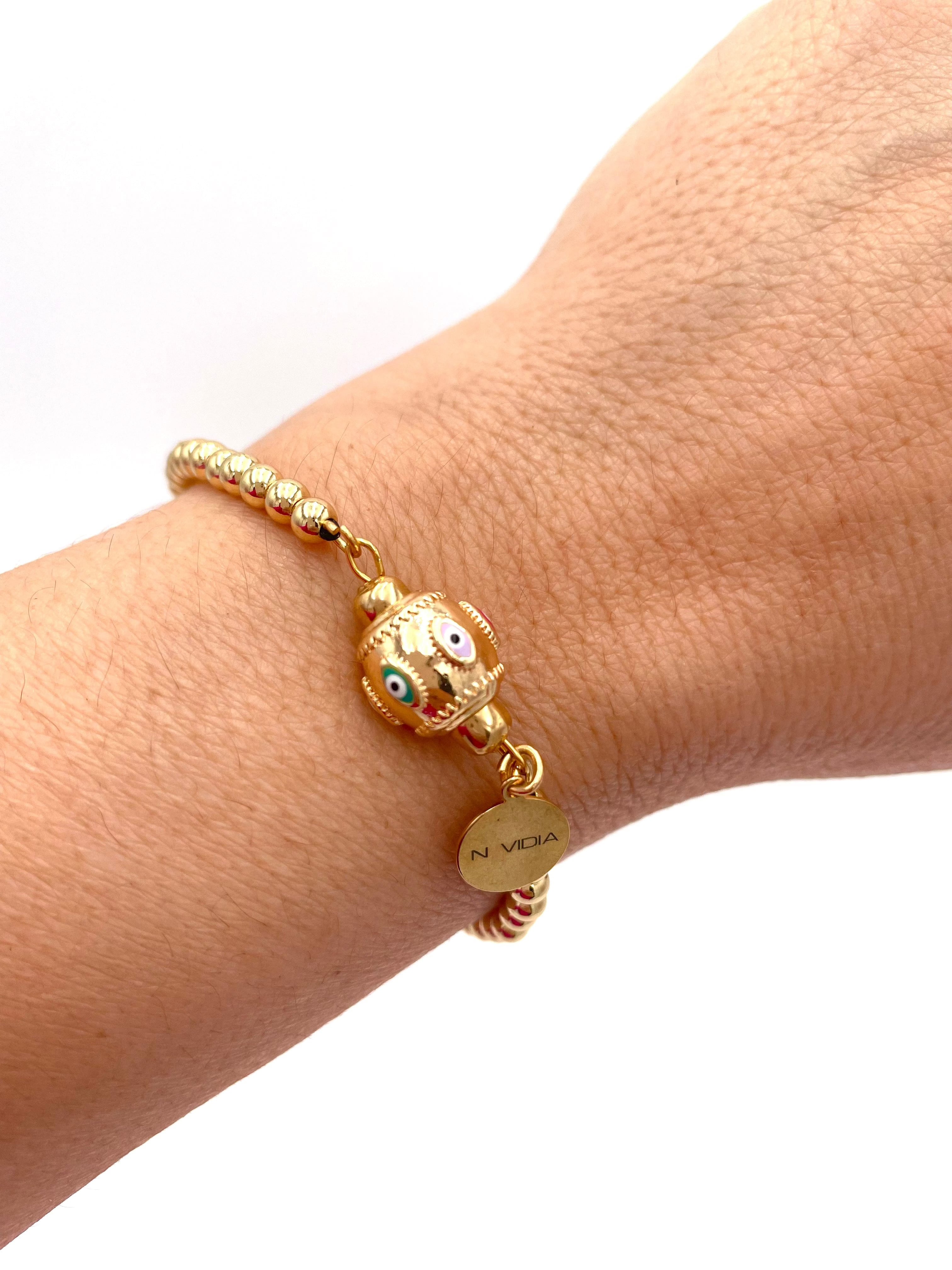 Mexoul Handmade gold plated bracelet variant 32