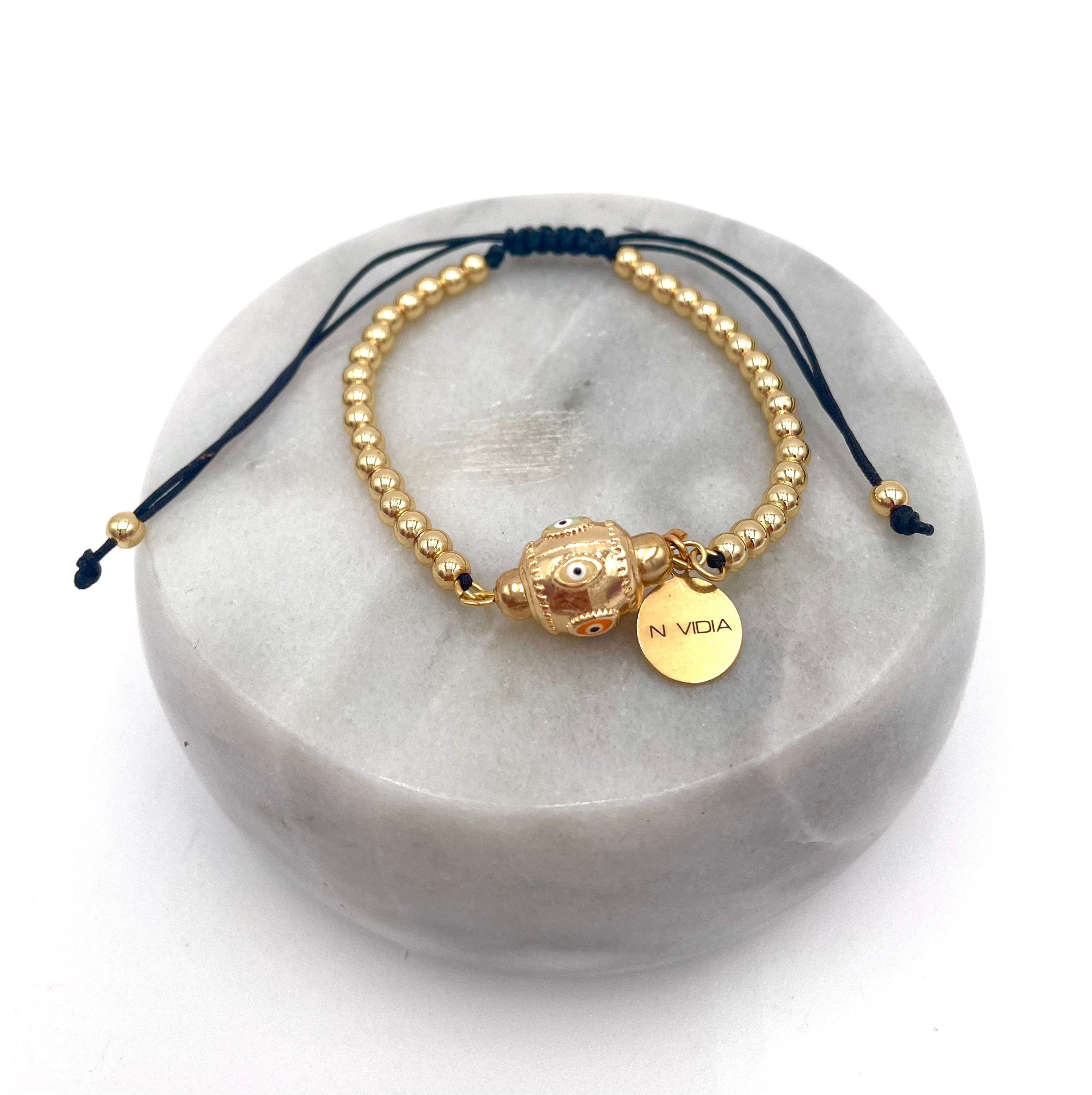 Mexoul Handmade gold plated bracelet variant 32