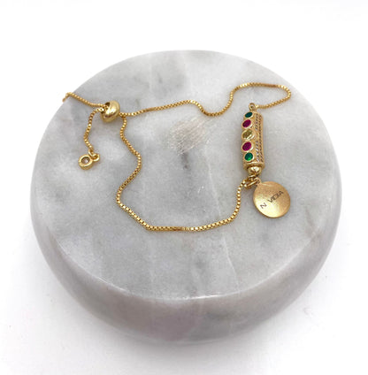 Mexoul Handmade gold plated bracelet variant 34