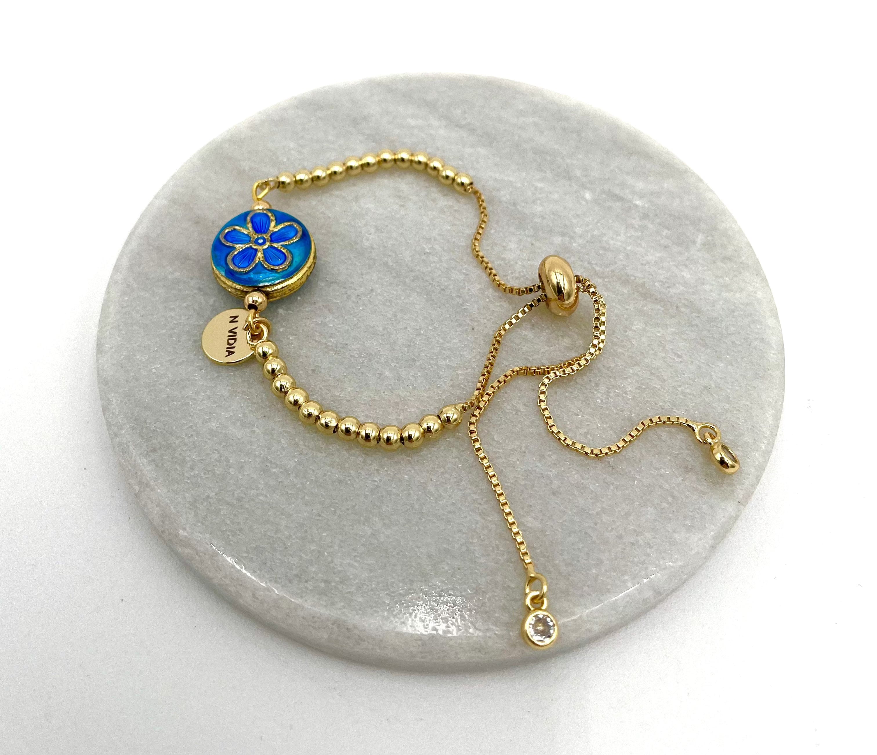 Mexoul Handmade gold plated bracelet variant 38