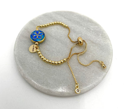 Mexoul Handmade gold plated bracelet variant 38