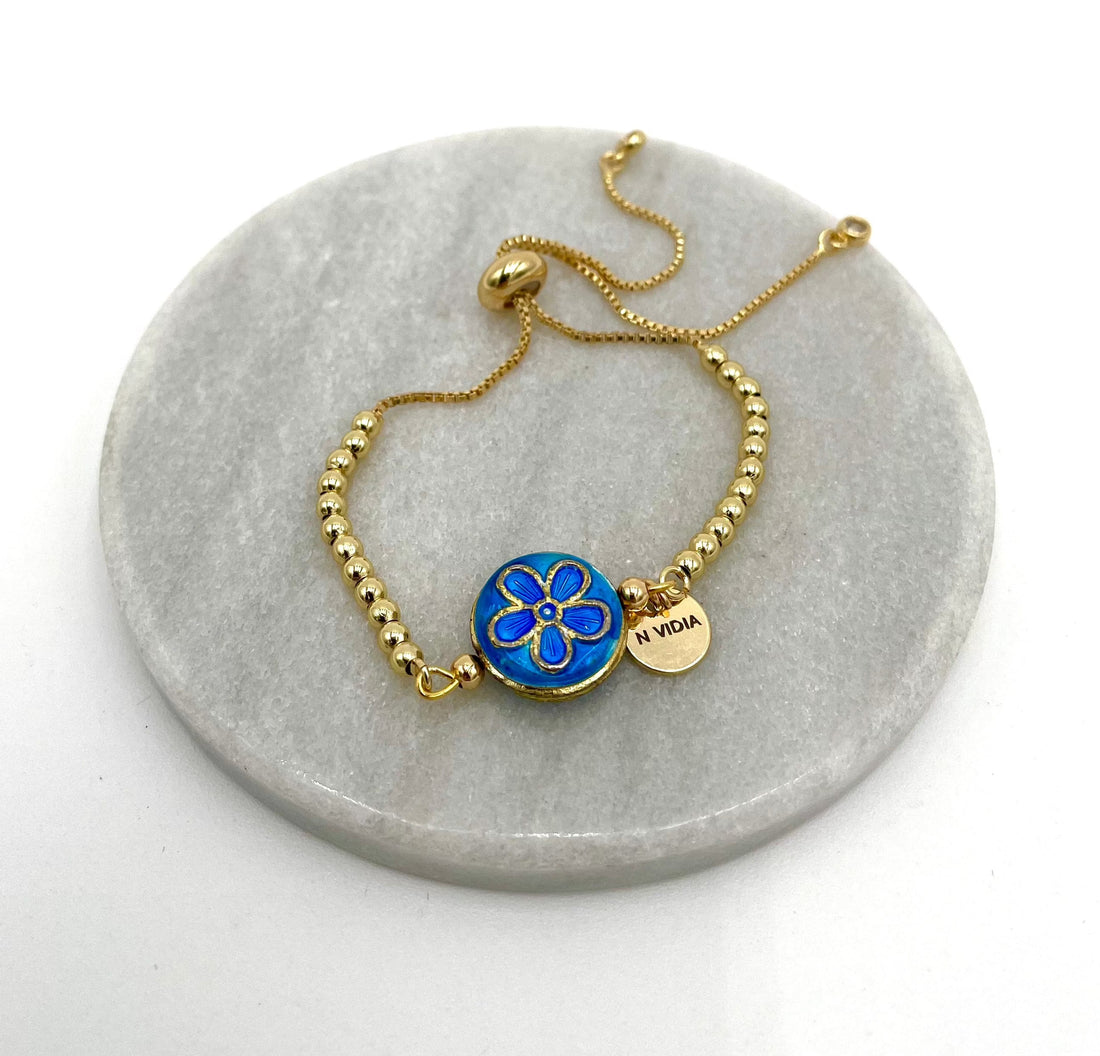 Mexoul Handmade gold plated bracelet variant 38