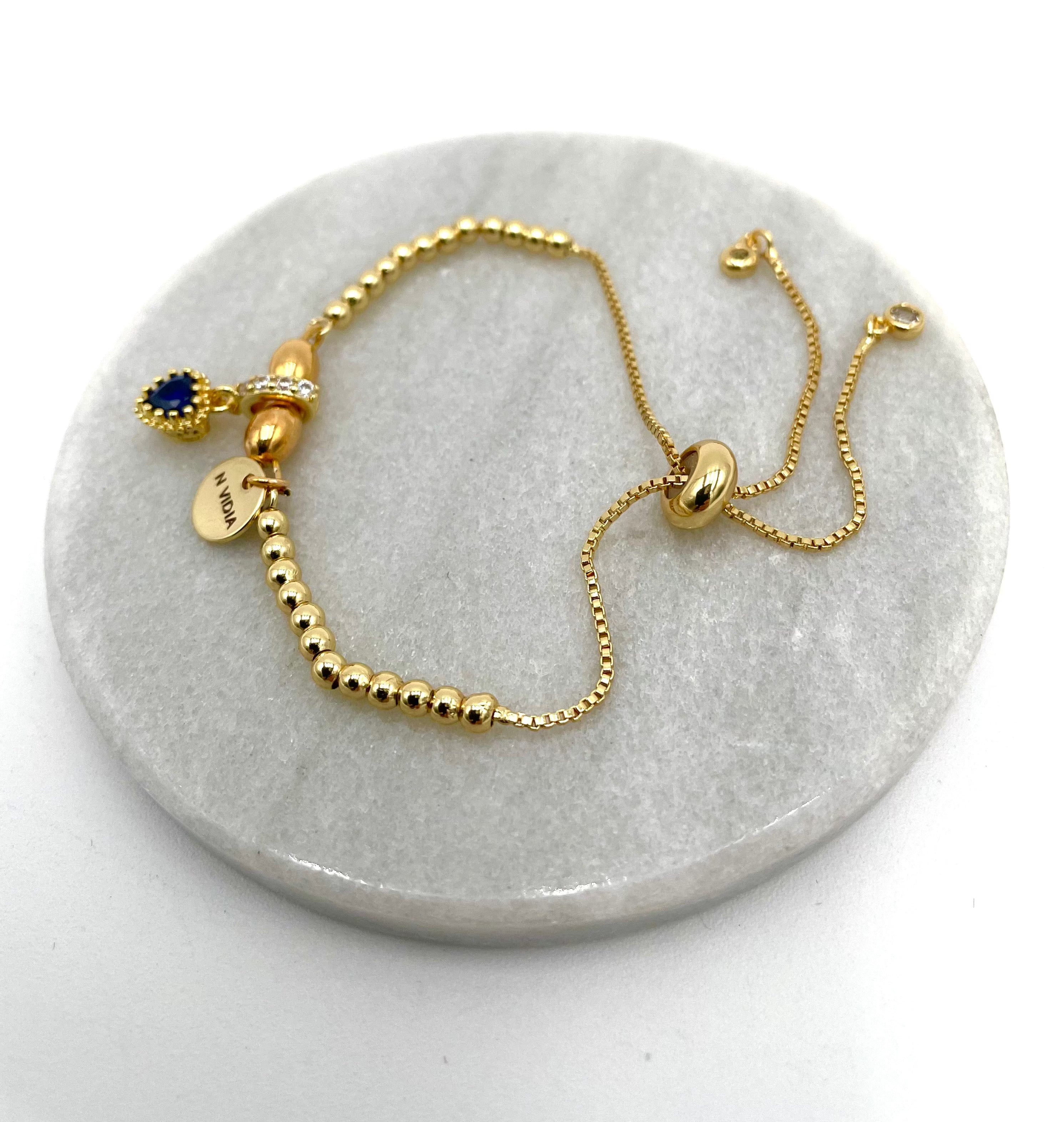 Mexoul Handmade gold plated bracelet variant 39