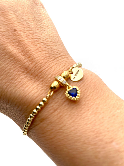 Mexoul Handmade gold plated bracelet variant 39