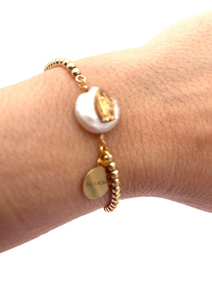 Mexoul Handmade gold plated bracelet variant 8