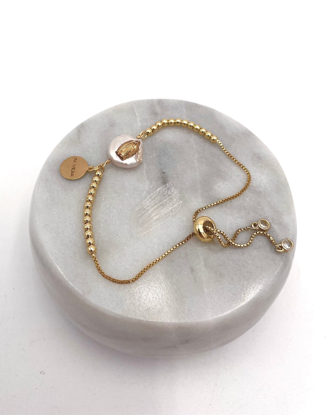 Mexoul Handmade gold plated bracelet variant 8