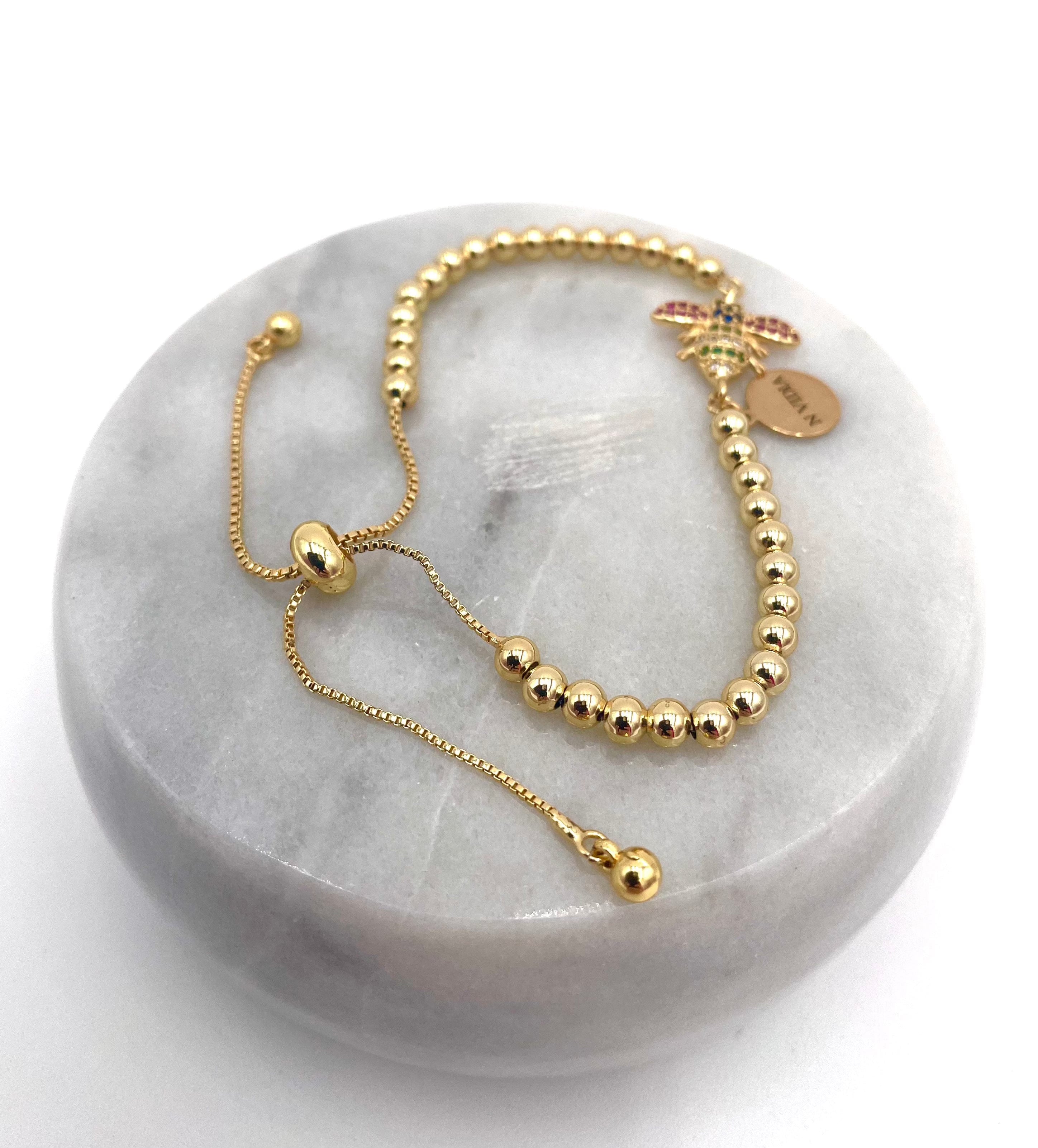 Mexoul Handmade gold plated bracelet variant 9