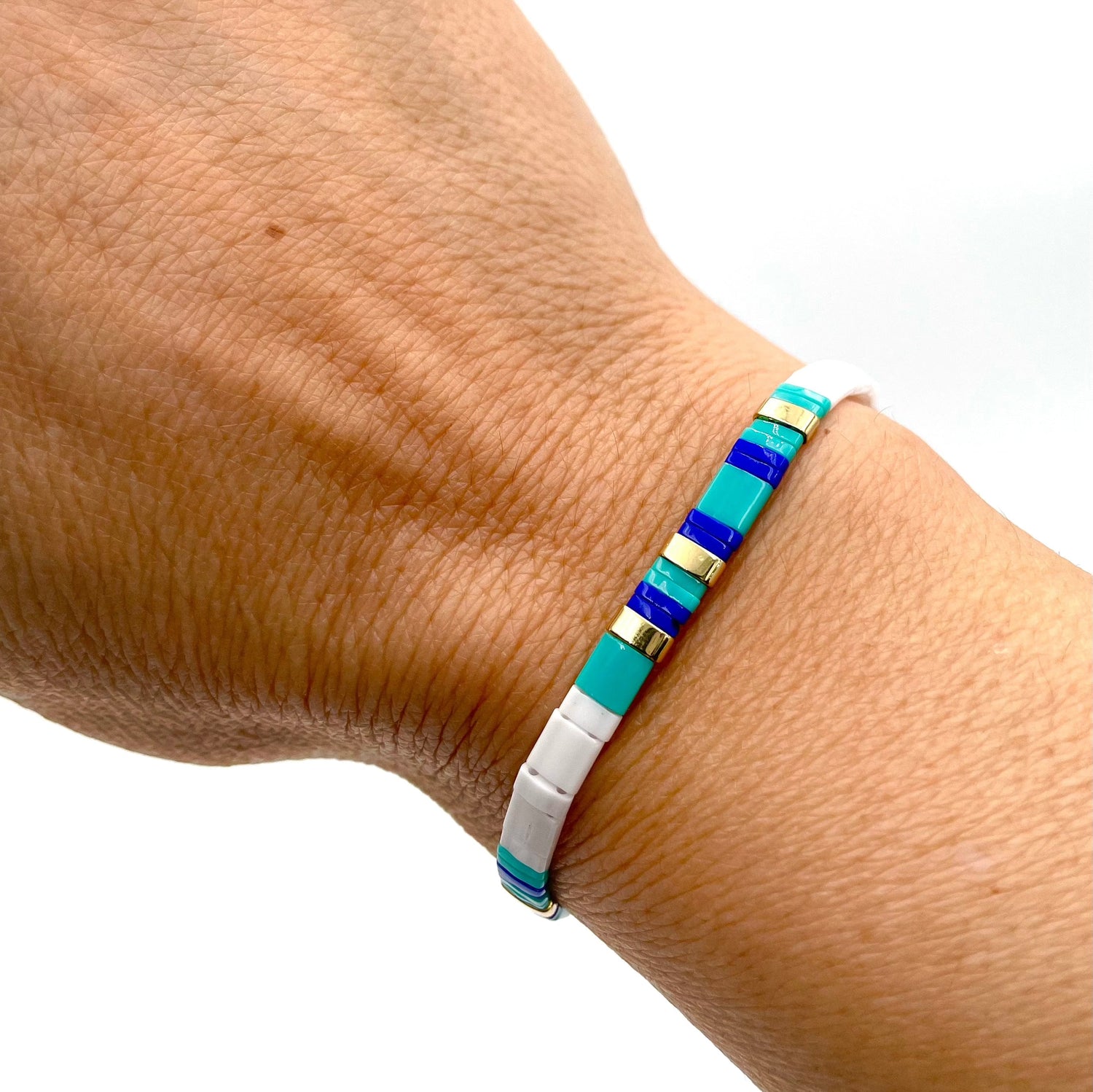 Mexoul Handmade Miyuki Tila bead bracelet variant 1