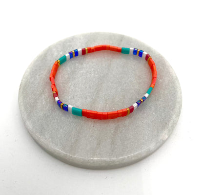 Mexoul Handmade Miyuki Tila bead bracelet variant 14