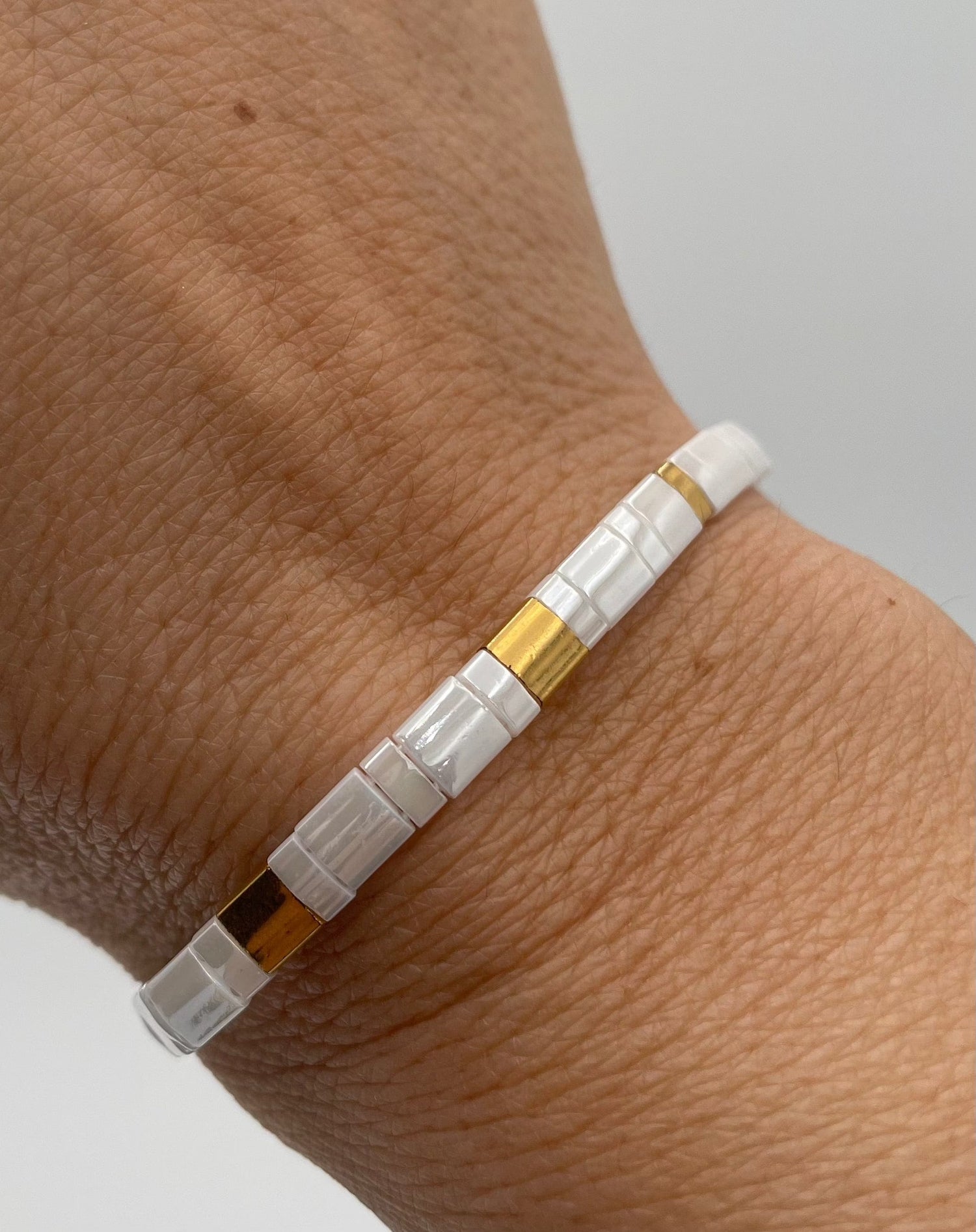 Mexoul Handmade Miyuki Tila bead bracelet variant 18