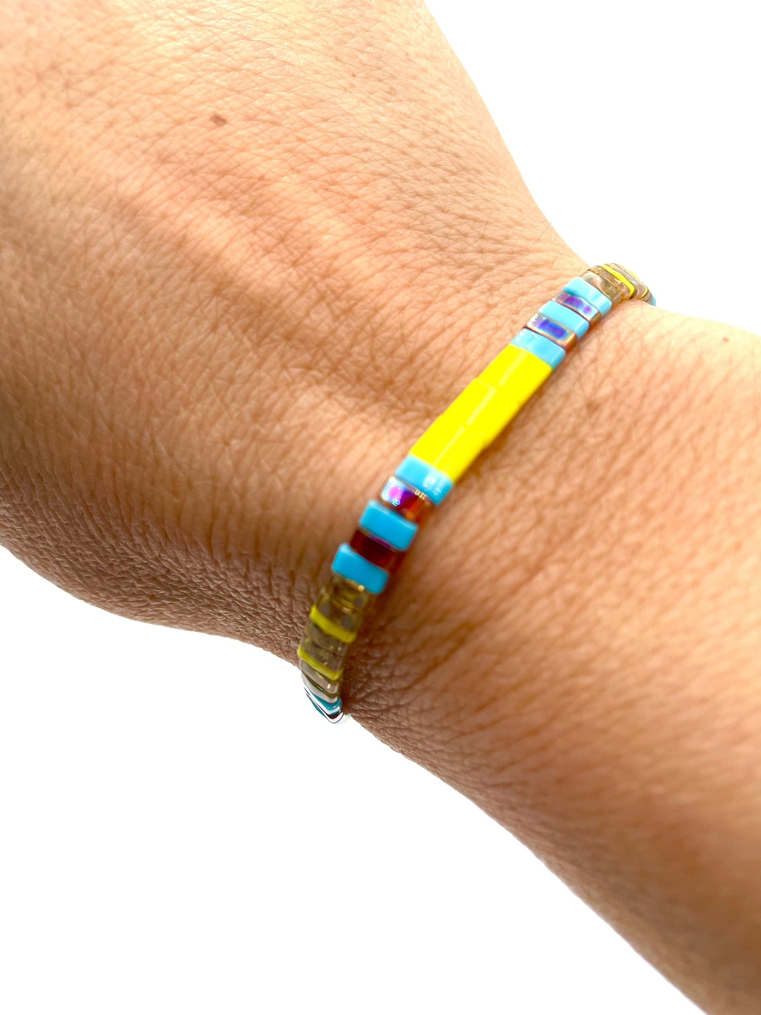 Mexoul Handmade Miyuki Tila bead bracelet variant 2