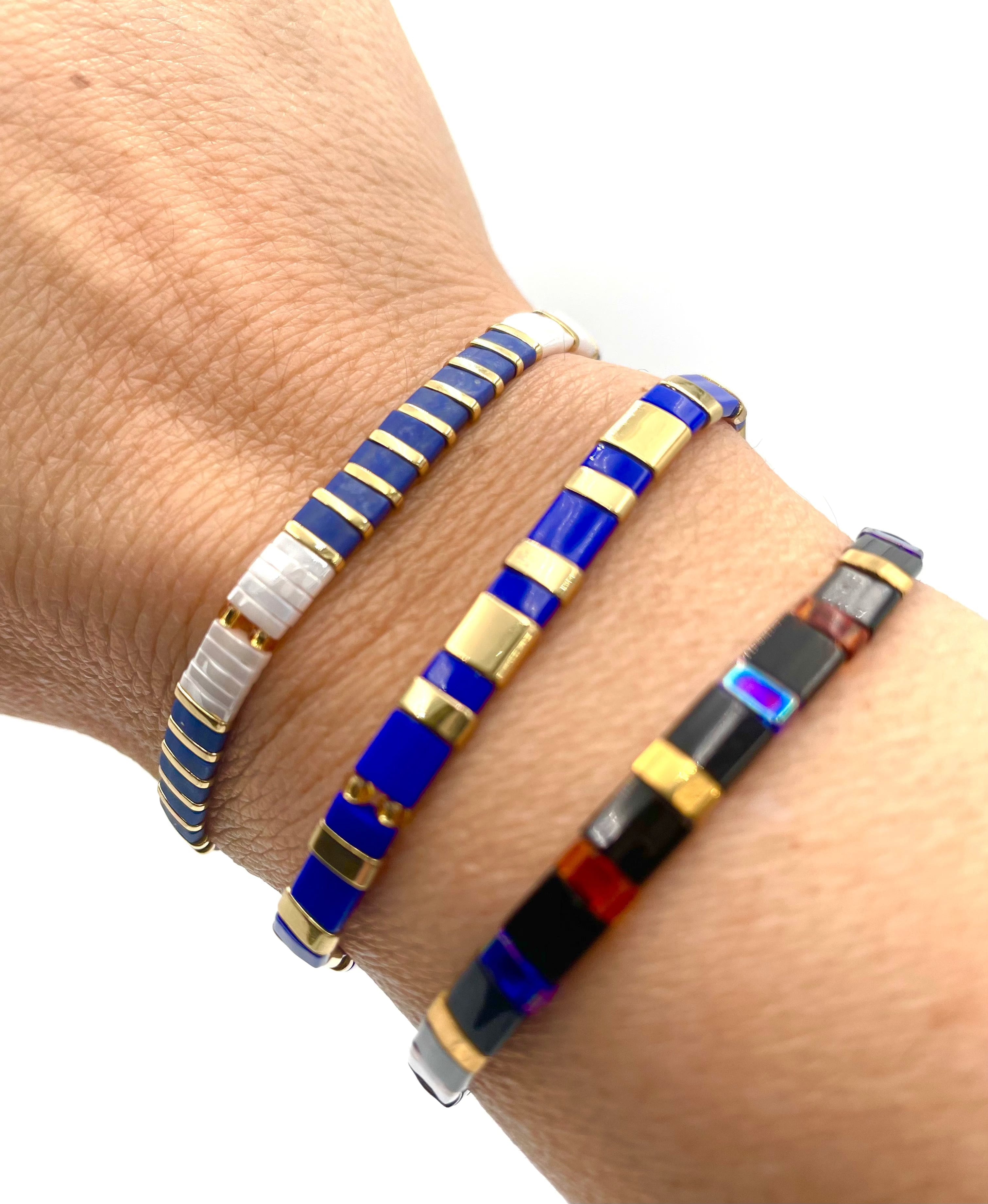 Mexoul Handmade Miyuki Tila bead bracelet variant 21