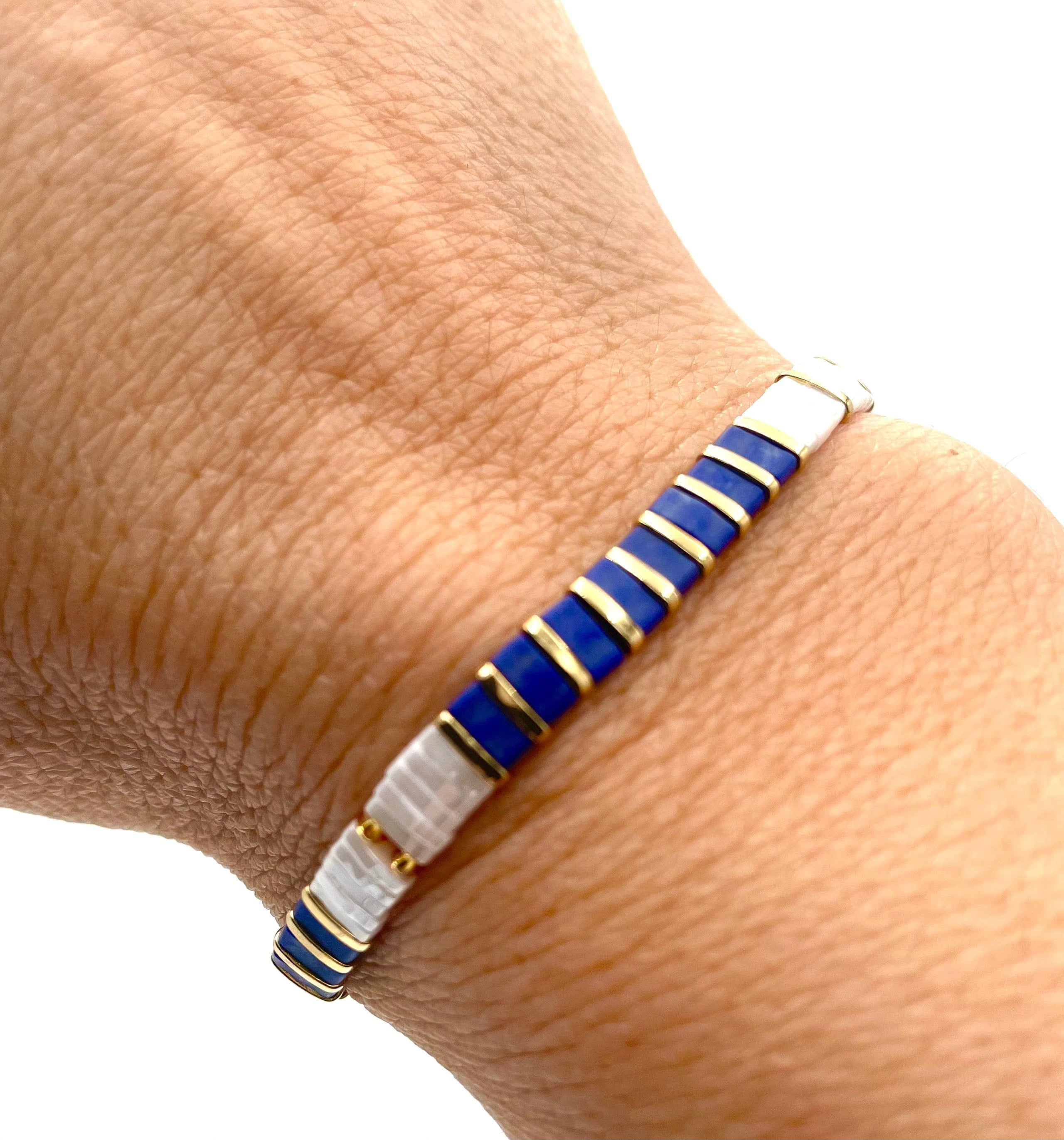 Mexoul Handmade Miyuki Tila bead bracelet variant 22