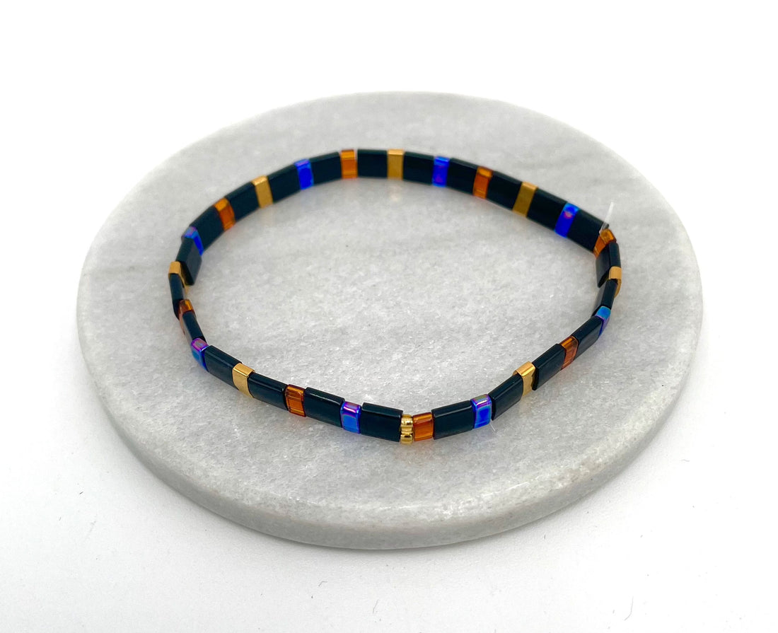 Mexoul Handmade Miyuki Tila bead bracelet variant 23