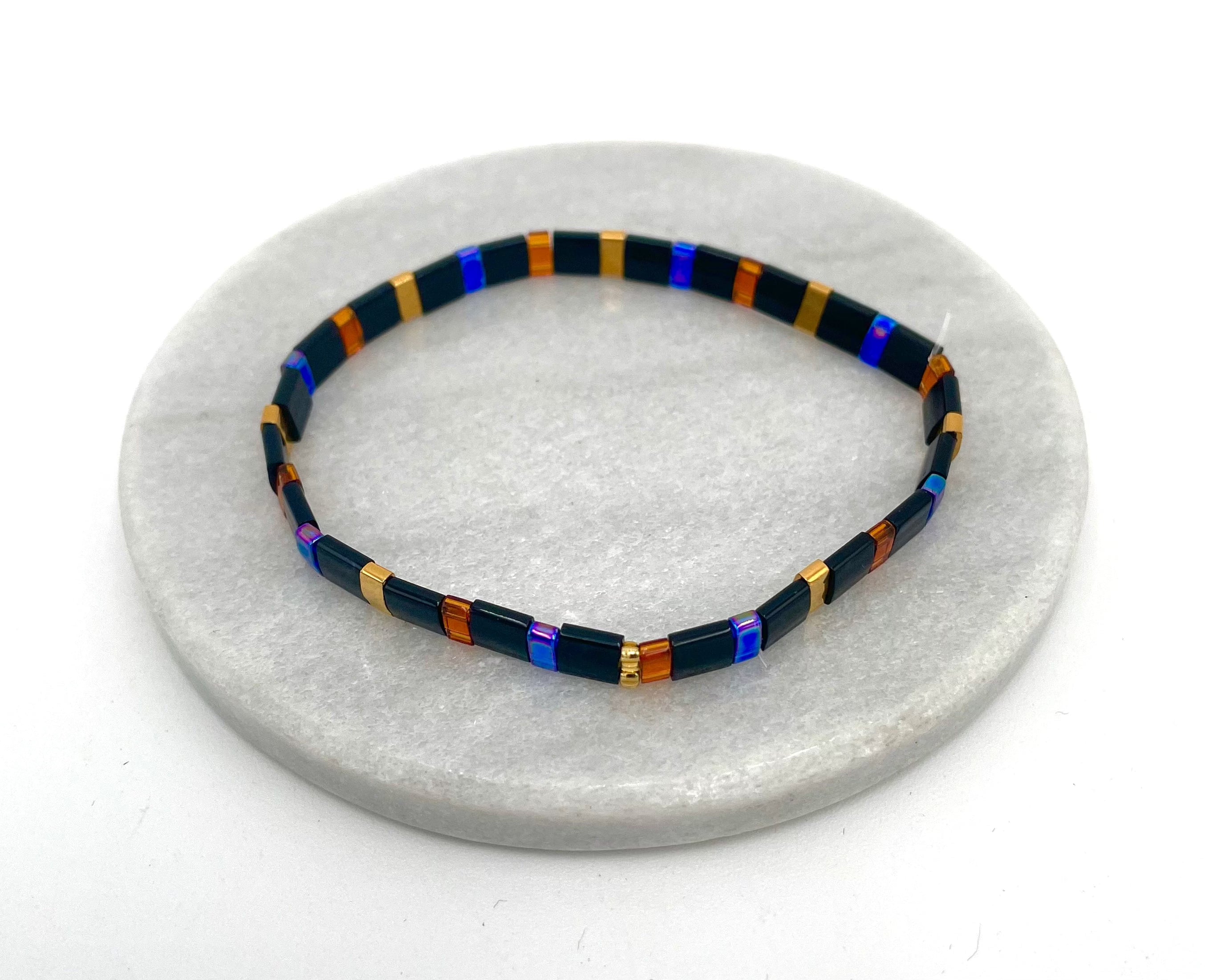 Mexoul Handmade Miyuki Tila bead bracelet variant 23