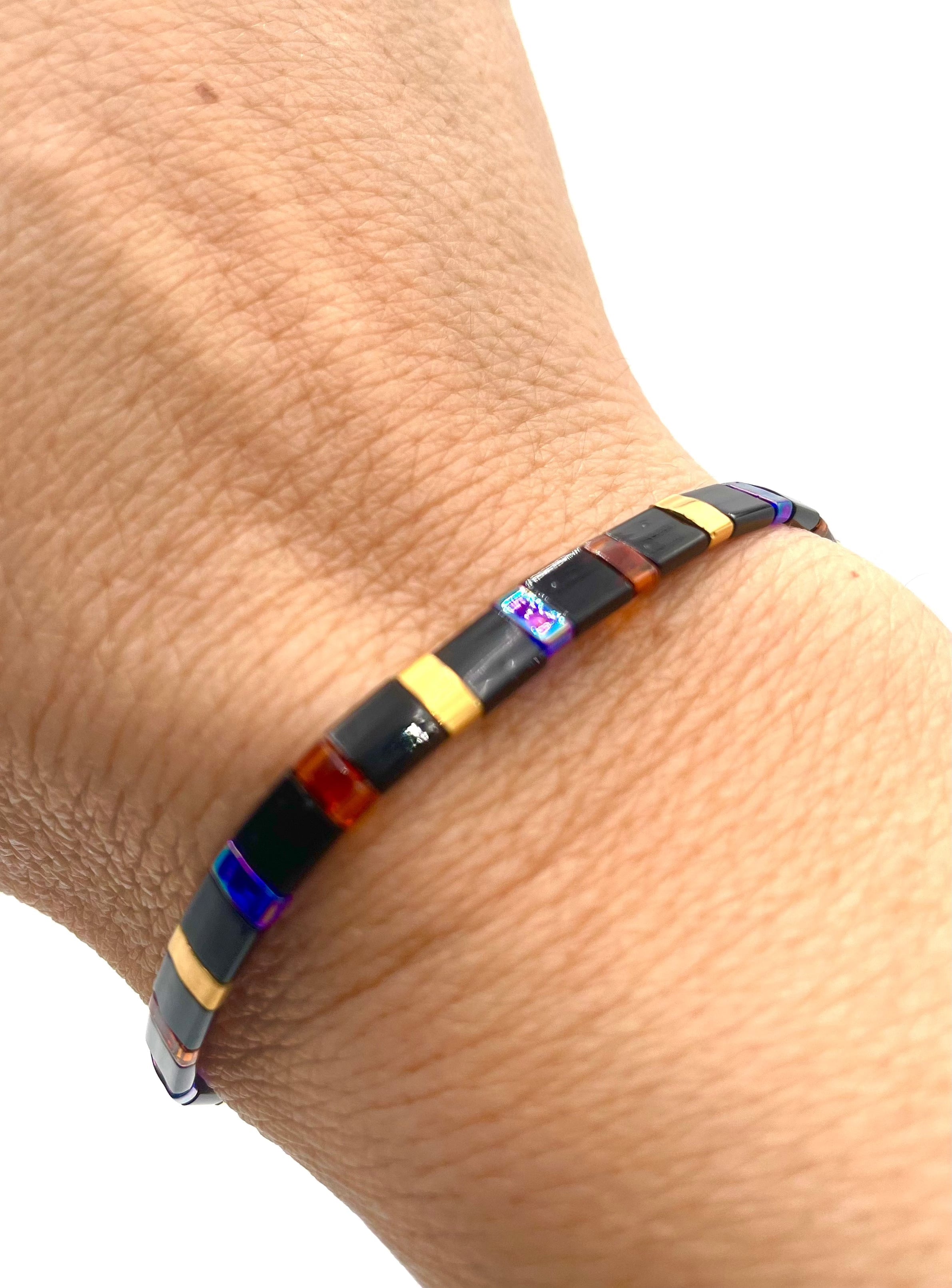 Mexoul Handmade Miyuki Tila bead bracelet variant 23