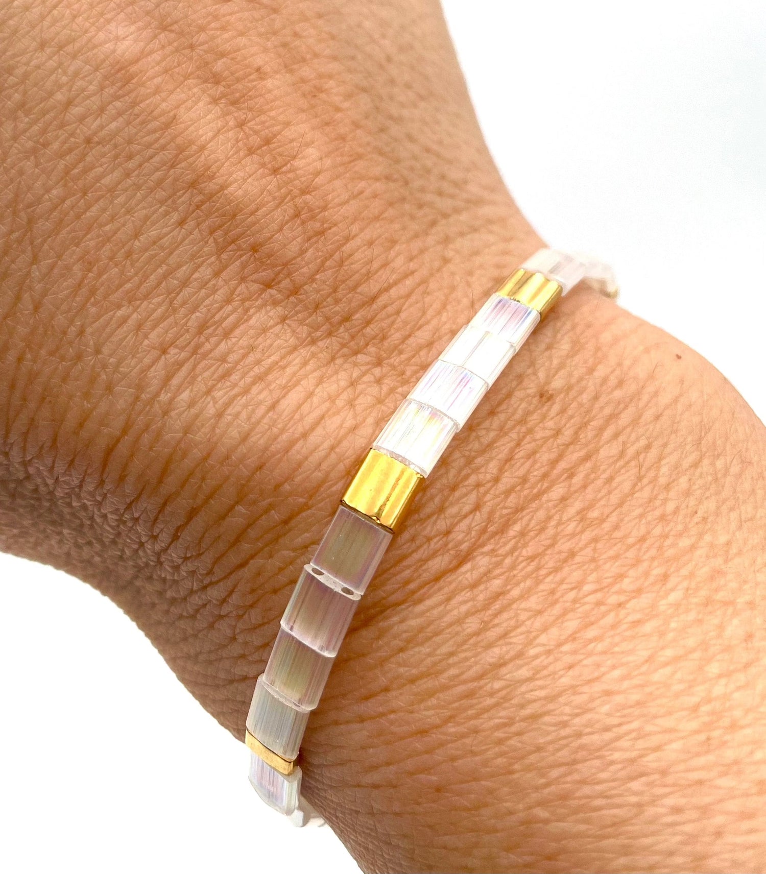 Mexoul Handmade Miyuki Tila bead bracelet variant 25