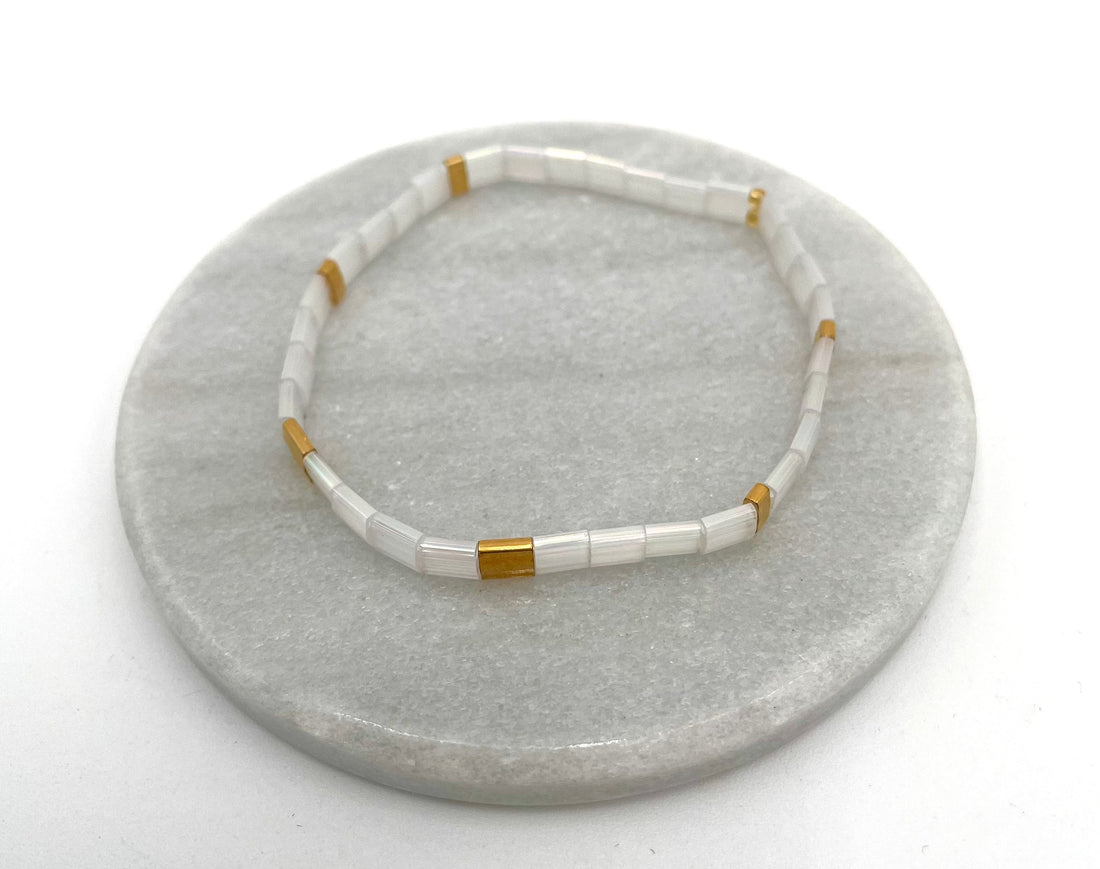 Mexoul Handmade Miyuki Tila bead bracelet variant 25
