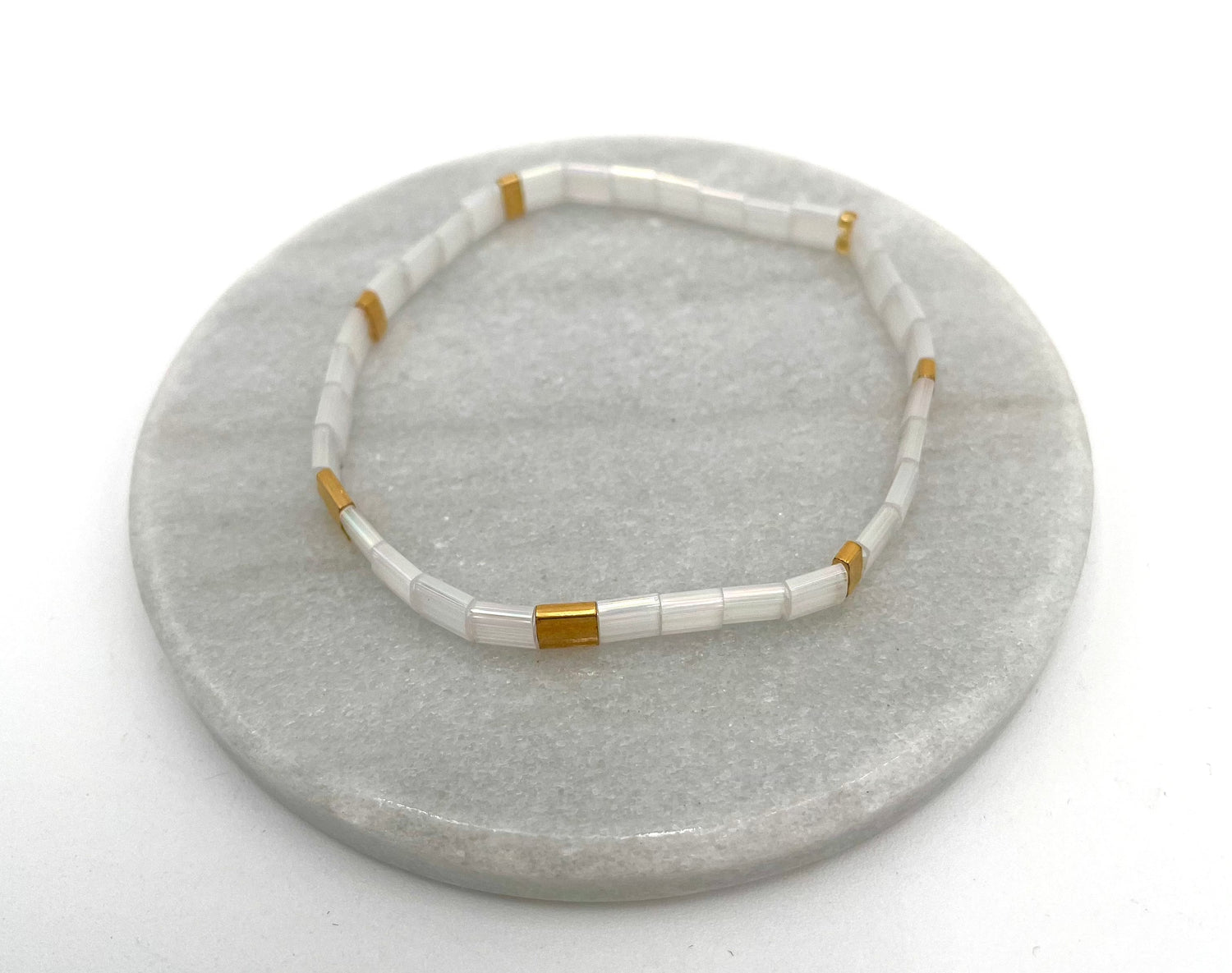 Mexoul Handmade Miyuki Tila bead bracelet variant 25