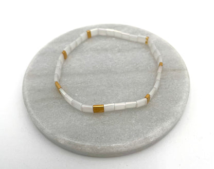 Mexoul Handmade Miyuki Tila bead bracelet variant 25