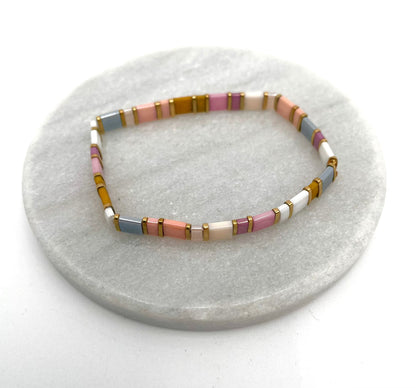 Mexoul Handmade Miyuki Tila bead bracelet variant 26