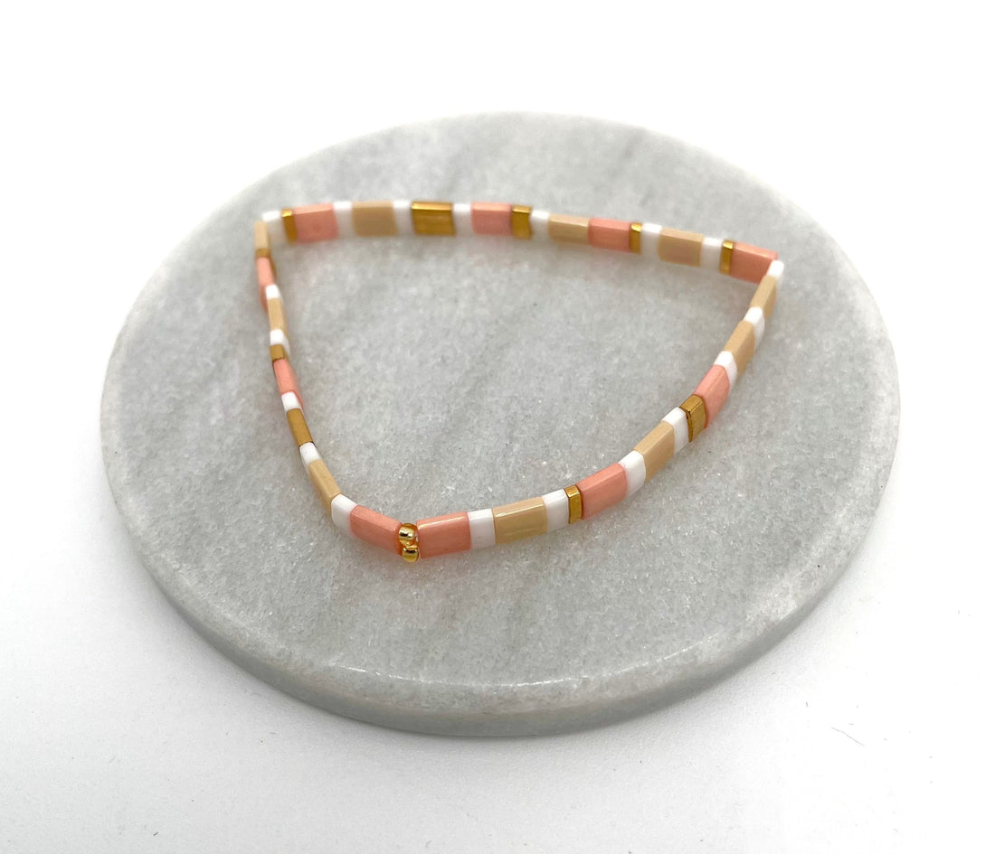 Mexoul Handmade Miyuki Tila bead bracelet variant 27