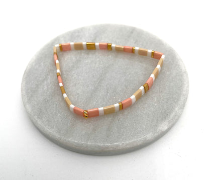 Mexoul Handmade Miyuki Tila bead bracelet variant 27