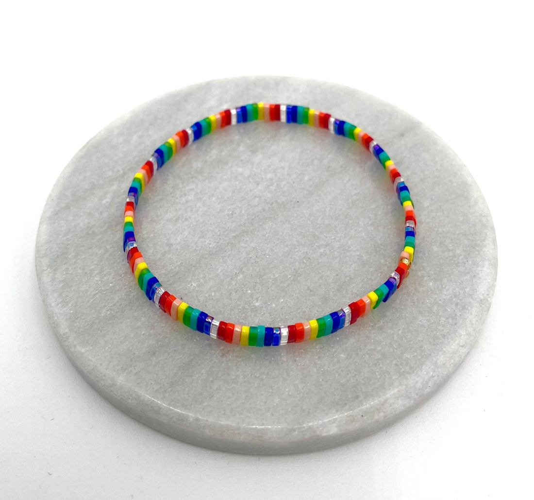 Mexoul Handmade Miyuki Tila bead bracelet variant 29