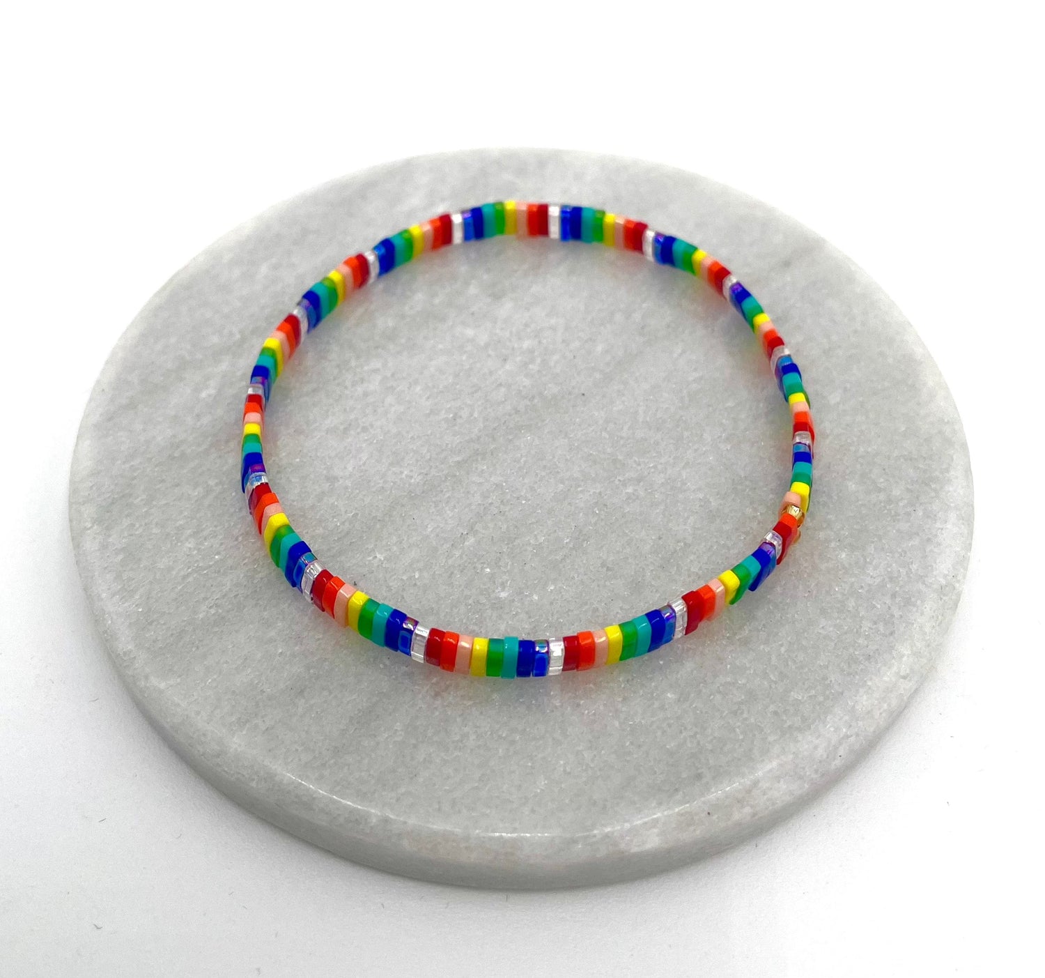 Mexoul Handmade Miyuki Tila bead bracelet variant 29
